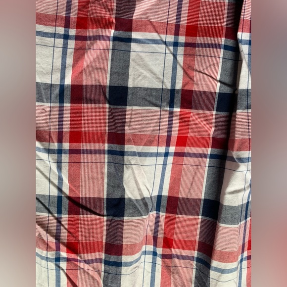 EXPRESS Men’s Red/ Blue Plaid Button-Down Modern Fit Shirt Sz S(14-14.5)PreOwned - Picture 7 of 11